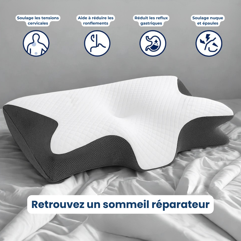 Weisshorn™️ - L’oreiller ergonomique qui améliore votre sommeil