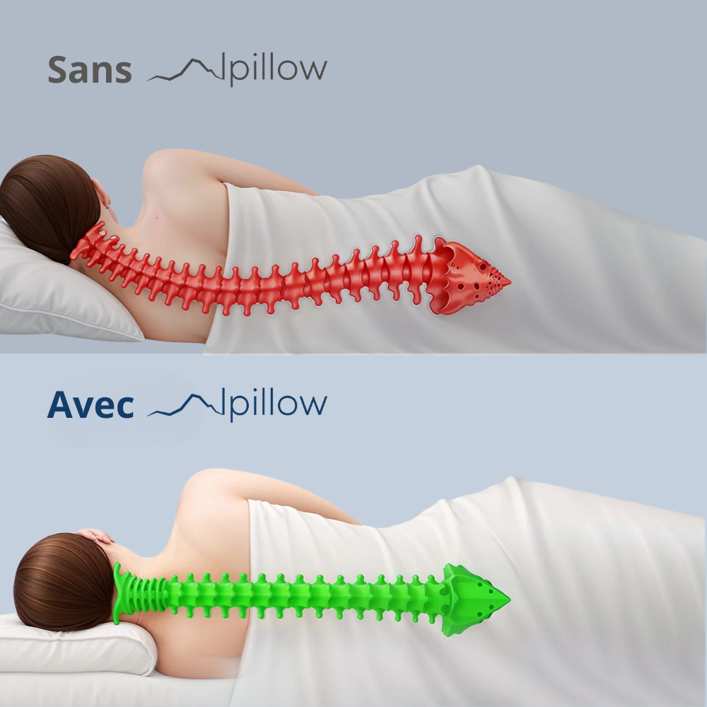 Weisshorn™️ - L’oreiller ergonomique qui améliore votre sommeil