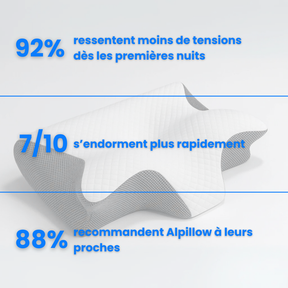 Weisshorn™️ - L’oreiller ergonomique qui améliore votre sommeil