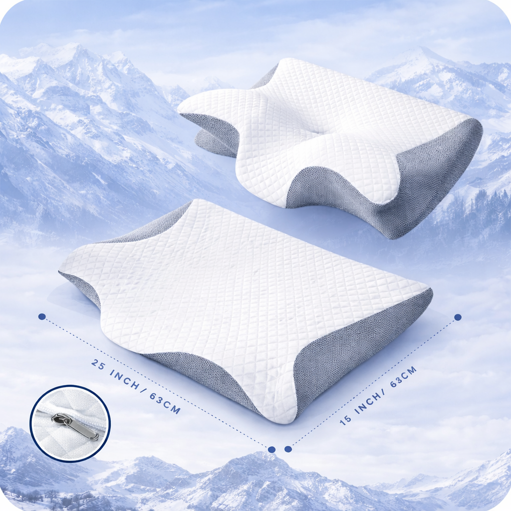 Taie Ergonomique Alpillow™ - Respirant & Hygiène Optimale